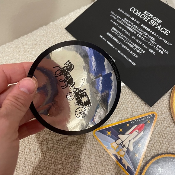 COACH X NASA Space Patches Stickers Japan Poster RARE - Picture 7 of 10